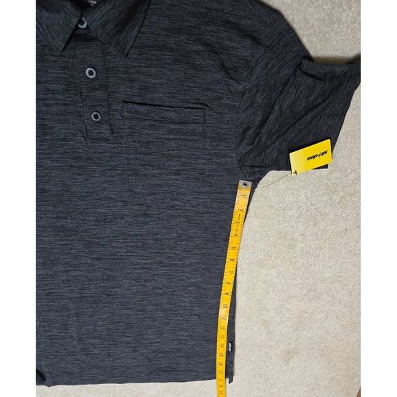Ski-Doo Tech Polo Men's Small Charcoal Grey NWT - Picture 6 of 10